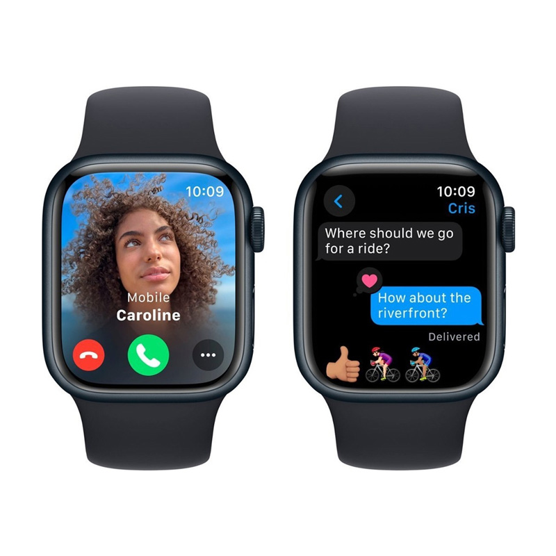 Đồng hồ Apple Watch Series 9 45mm (GPS) Viền nhôm - Dây cao su